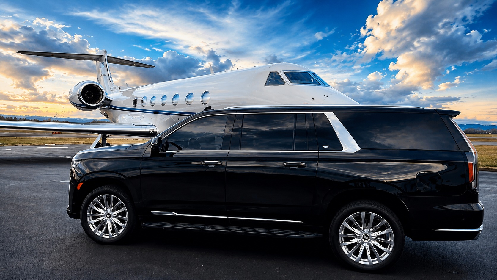 Luxury chauffeured airport transfer Portland (PDX)