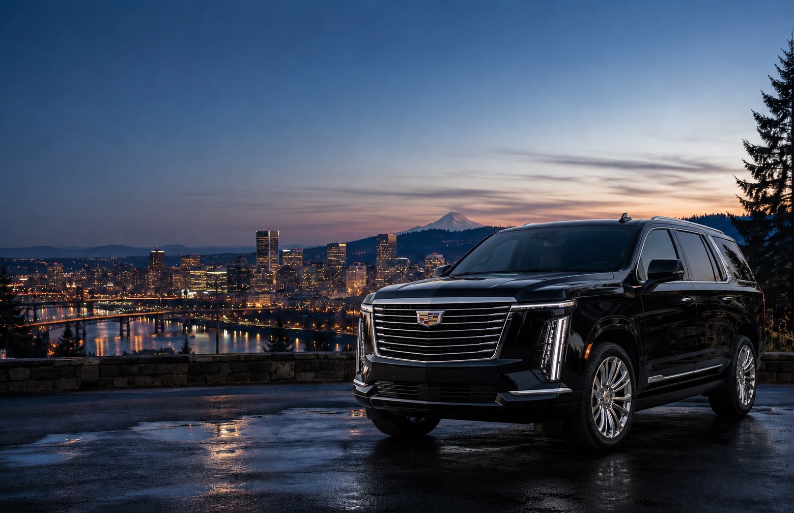 Luxury chauffeured car service Portland Oregon